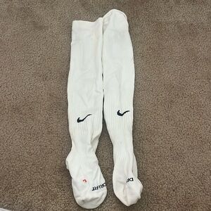 Nike white soccer socks